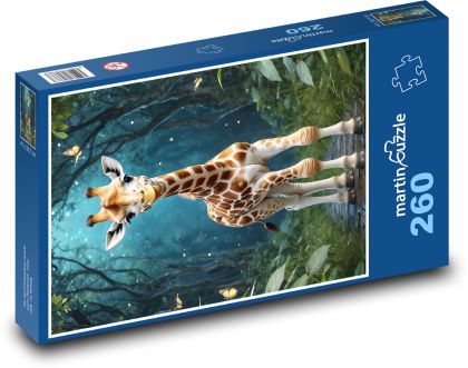 Giraffe im Dschungel - Puzzle - 260 Teile