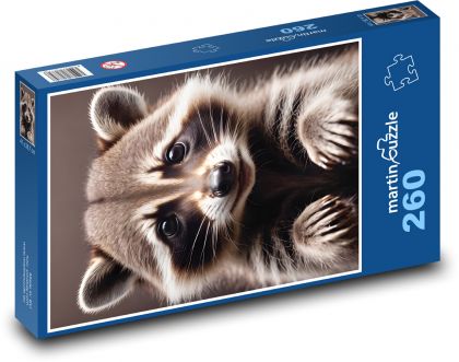 Waschbär - Puzzle - 260 Teile