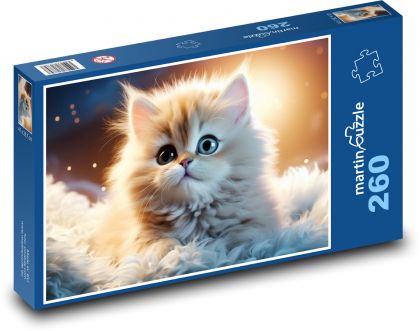 Mačka - Puzzle 260 dielikov, rozmer 41x28,7 cm