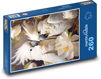 Kakadu Papageien - Puzzle - 260 Teile