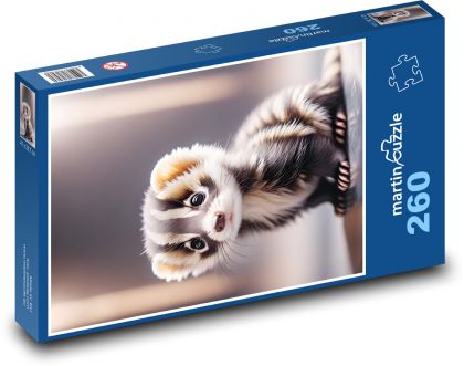 Squirrel - ferret - Puzzle 260 pieces, size 41x28.7 cm 