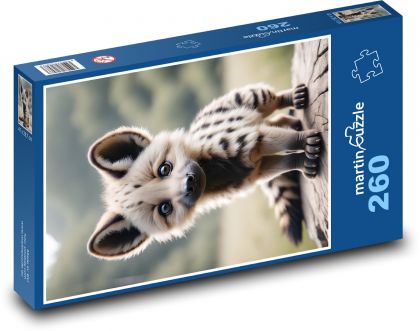 Hyena - mláďa - Puzzle 260 dielikov, rozmer 41x28,7 cm