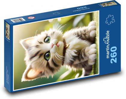 Mačiatko - Puzzle 260 dielikov, rozmer 41x28,7 cm