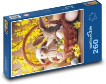 Wielkanocne jajka Puzzle 260 elementów - 41x28,7 cm