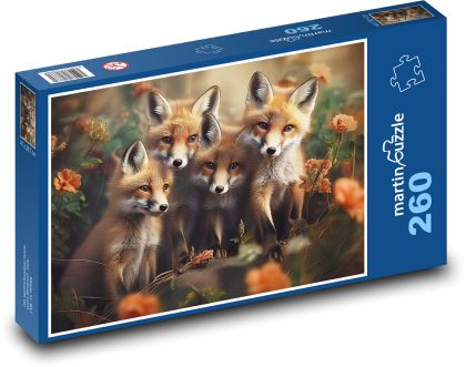 Füchsechen - Puzzle - 260 Teile