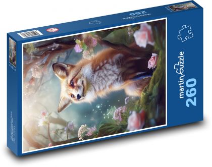 Lis - Puzzle 260 elementów, rozmiar 41x28,7 cm