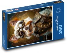 Pes v brýlích Puzzle 260 dílků - 41 x 28,7 cm