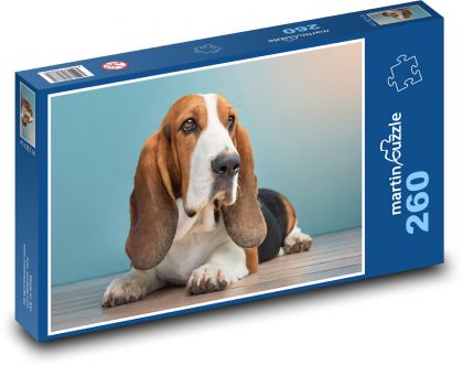 Basset Hound - Hund - Puzzle - 260 Teile