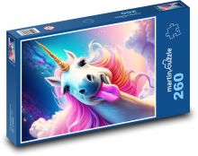 Pink-tongued unicorn Puzzle 260 pieces - 41 x 28.7 cm
