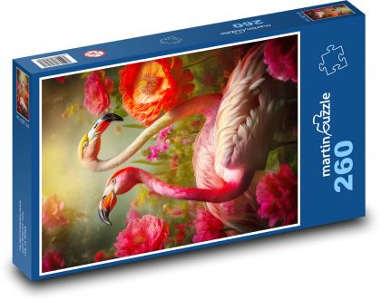 Plameňáci - puzzle 260 dílků