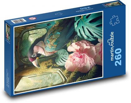 Bird - Puzzle 260 pieces, size 41x28.7 cm 