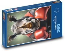 Nosorožec fantasy Puzzle 260 dílků - 41 x 28,7 cm