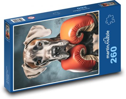 Fantazijný pes - Puzzle 260 dielikov, rozmer 41x28,7 cm