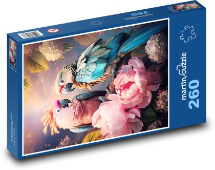 Papageien - Puzzle - 260 Teile