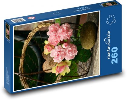 Valentínska kytica - Puzzle 260 dielikov, rozmer 41x28,7 cm
