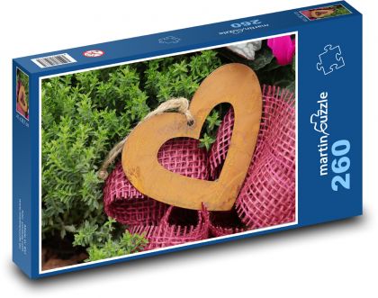 Srdcia na Valentína - Puzzle 260 dielikov, rozmer 41x28,7 cm