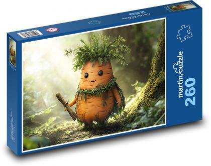 Mrkev fantasy - puzzle 260 dílků