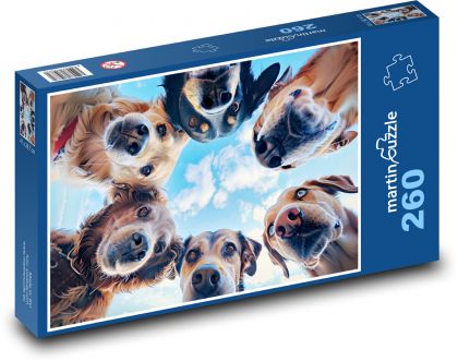 Fantasiehunde - Puzzle - 260 Teile