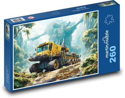 Fantasy nákladní auto - puzzle 260 dílků