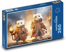 Myši fantasy Puzzle 260 dílků - 41 x 28,7 cm