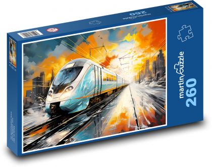 Fantasy vlak - puzzle 260 dílků