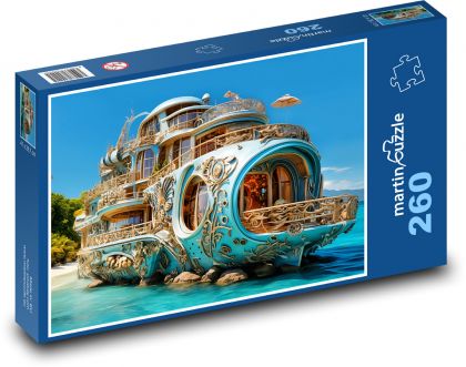 Jachta - Puzzle 260 dielikov, rozmer 41x28,7 cm