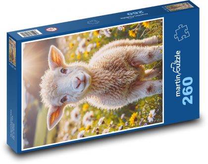 Owce - Puzzle 260 elementów, rozmiar 41x28,7 cm