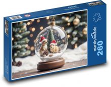 Weihnachtsdekoration - Schneeball Puzzle 260 Teile - 41 x28,7 cm