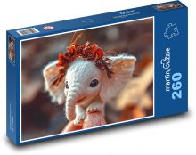 Elephant Puzzle 260 pieces - 41 x 28.7 cm 