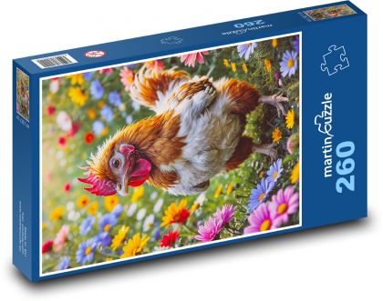 Slepice - puzzle 260 dílků