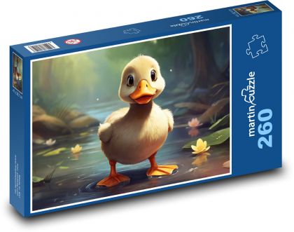 Kaczątko - Puzzle 260 elementów, rozmiar 41x28,7 cm
