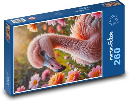 Flaming - Puzzle 260 elementów, rozmiar 41x28,7 cm