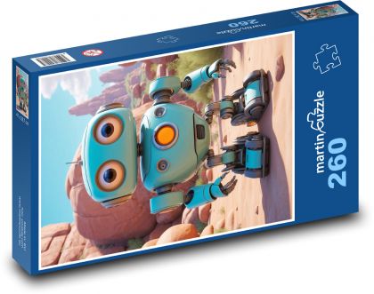 Robot - Puzzle 260 dielikov, rozmer 41x28,7 cm