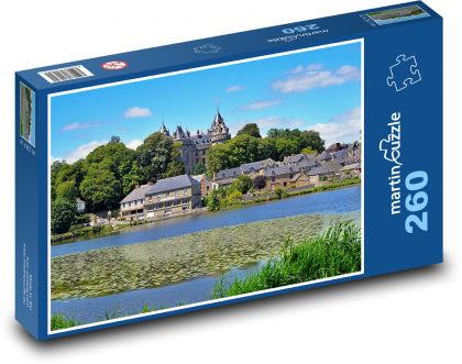 Zamek Combourg - Francja - Puzzle 260 elementów, rozmiar 41x28,7 cm