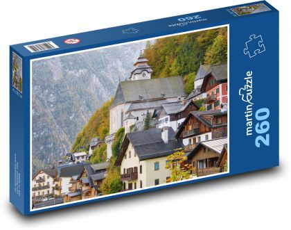 Hallstatt - Austria - Puzzle 260 elementów, rozmiar 41x28,7 cm