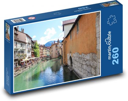 Annecy ve Francii - Benátky Alp - puzzle 260 dílků