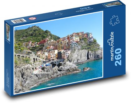 Wybrzeże Włoch - Puzzle 260 elementów, rozmiar 41x28,7 cm