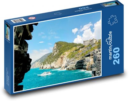 Portovenere - Itálie - Puzzle 260 dílků, rozměr 41x28,7 cm