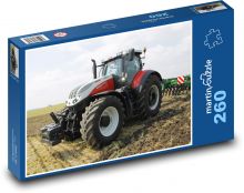 Traktor při práci Puzzle 260 dílků - 41 x 28,7 cm