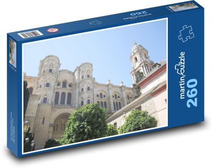 Malaga - Church - Puzzle 260 pieces, size 41x28.7 cm 