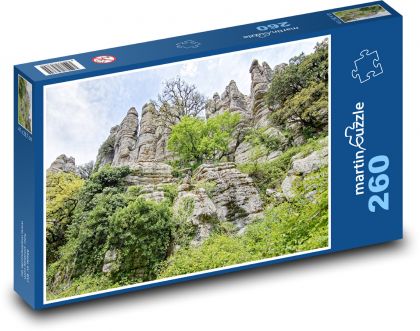 Province of Malaga - Spain - Puzzle 260 pieces, size 41x28.7 cm 