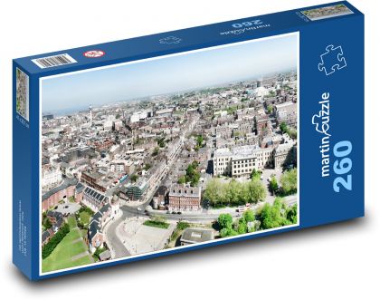 Liverpool - panorama města - puzzle 260 dílků