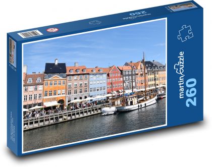 Kodaň - Dánsko - puzzle 260 dílků