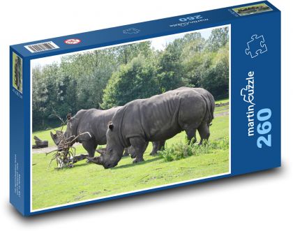 Nosorožec - puzzle 260 dílků