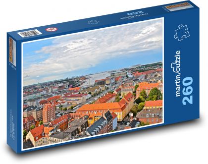 Kodaň - Dánsko - Puzzle 260 dílků, rozměr 41x28,7 cm