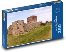 Hammershus - hrad, Dánsko Puzzle 260 dílků - 41 x 28,7 cm