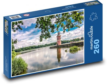Maják Moritzburg - Puzzle 260 dielikov, rozmer 41x28,7 cm