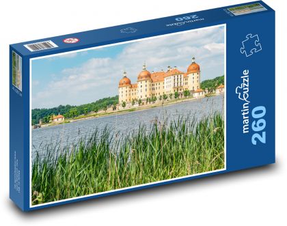 Palác Moritzburg, Nemecko - Puzzle 260 dielikov, rozmer 41x28,7 cm