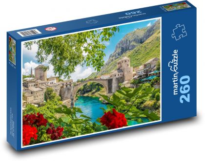 Bosna a Hercegovina - Mostar - Puzzle 260 dielikov, rozmer 41x28,7 cm