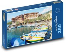 Włochy - port Garda Puzzle 260 elementów - 41x28,7 cm